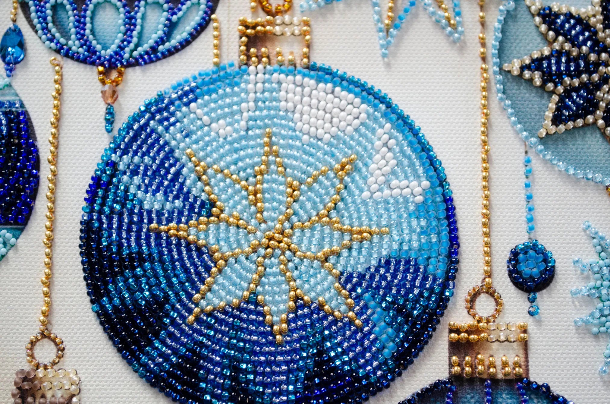 Bead Embroidery Kit Main Bead Embroidery Kit Crystal patterns