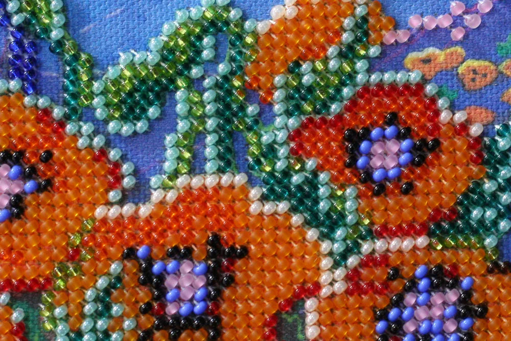 Bead Embroidery Kit Mini Bead embroidery kit Full moon