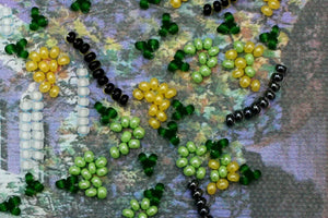 Bead Embroidery Kit Mini Bead embroidery kit Evening shades