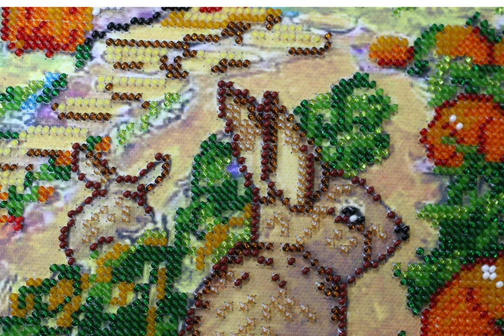 Bead Embroidery Kit Main Bead Embroidery Kit Fabulous autumn