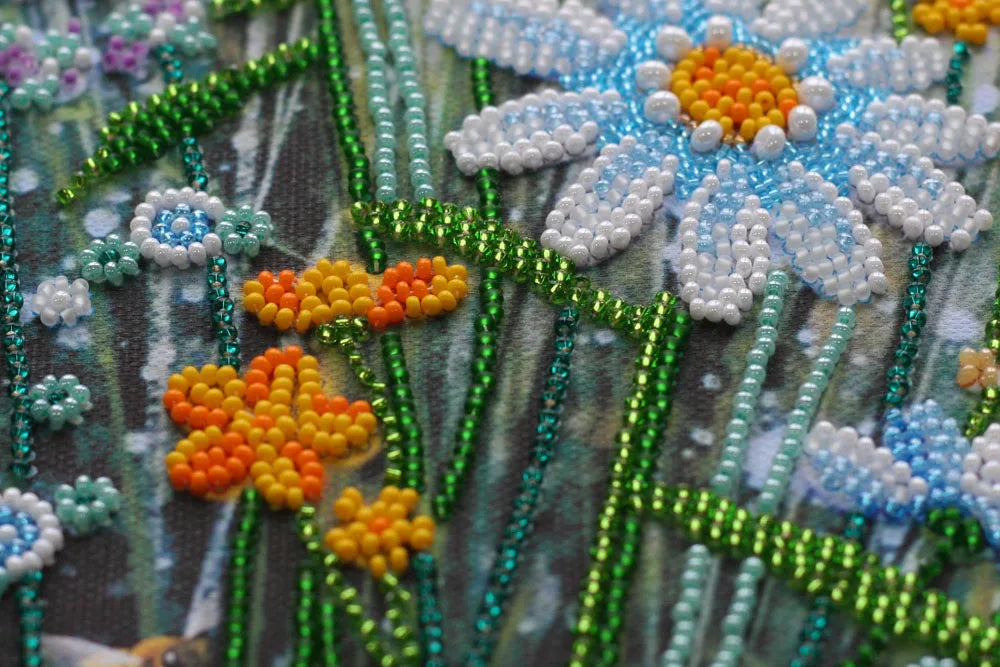 Bead Embroidery Kit Main Bead Embroidery Kit Chamomile etude-2