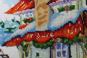 Bead Embroidery Kit Main Bead Embroidery Kit Fabulous winter - 2