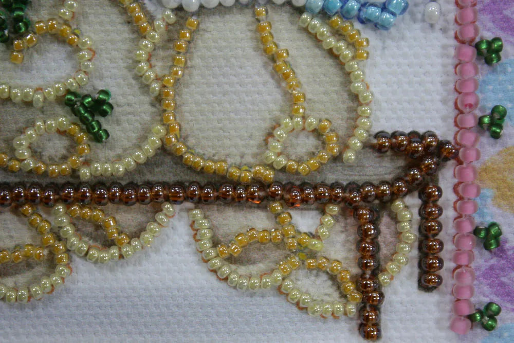 Magnets Bead Embroidery Kit Magnets Bead embroidery kit Umbrella and Flower