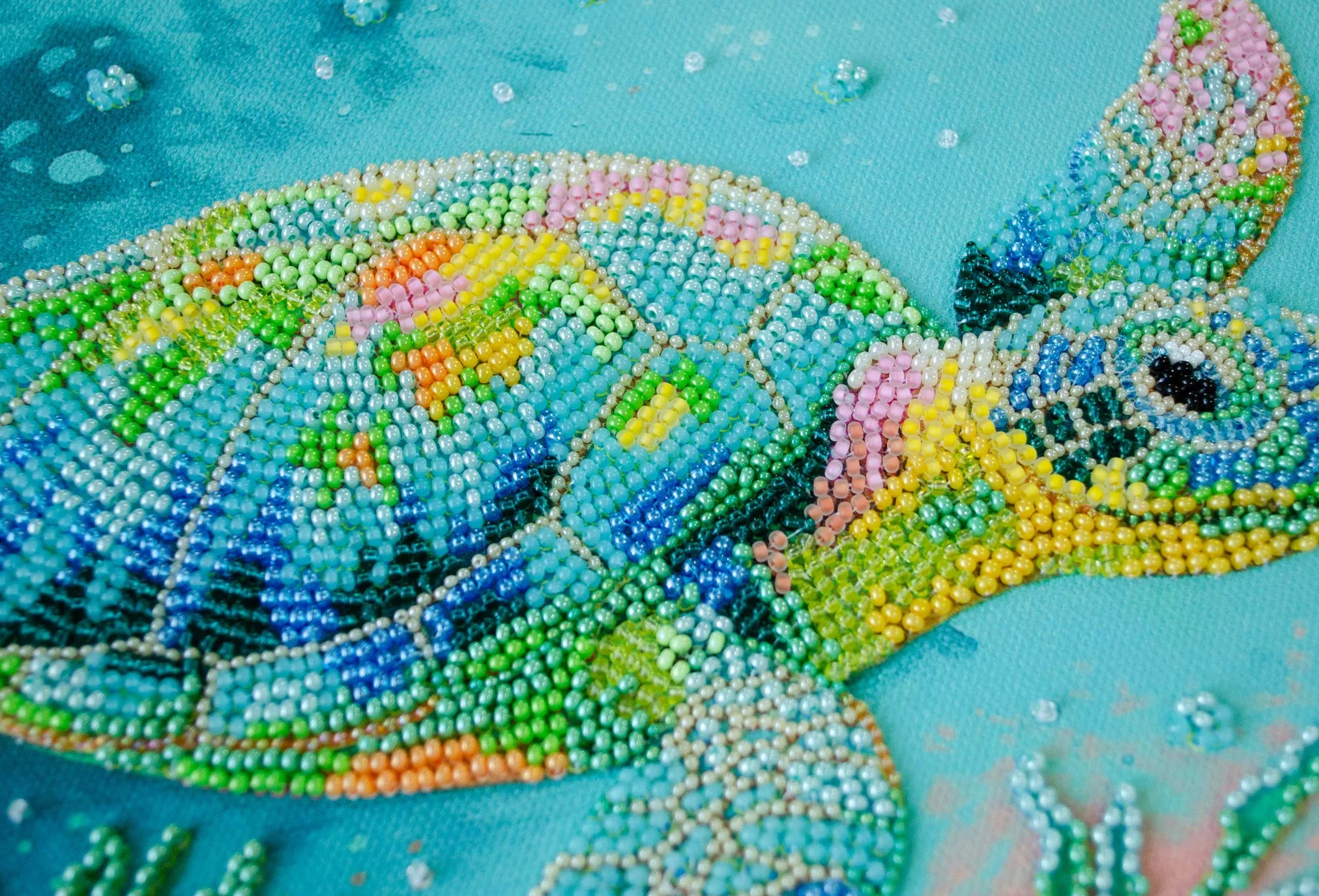 Bead Embroidery Kit Main Bead Embroidery Kit Ocean Traveler