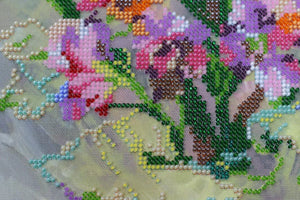 Bead Embroidery Kit Main Bead Embroidery Kit Gladioluses