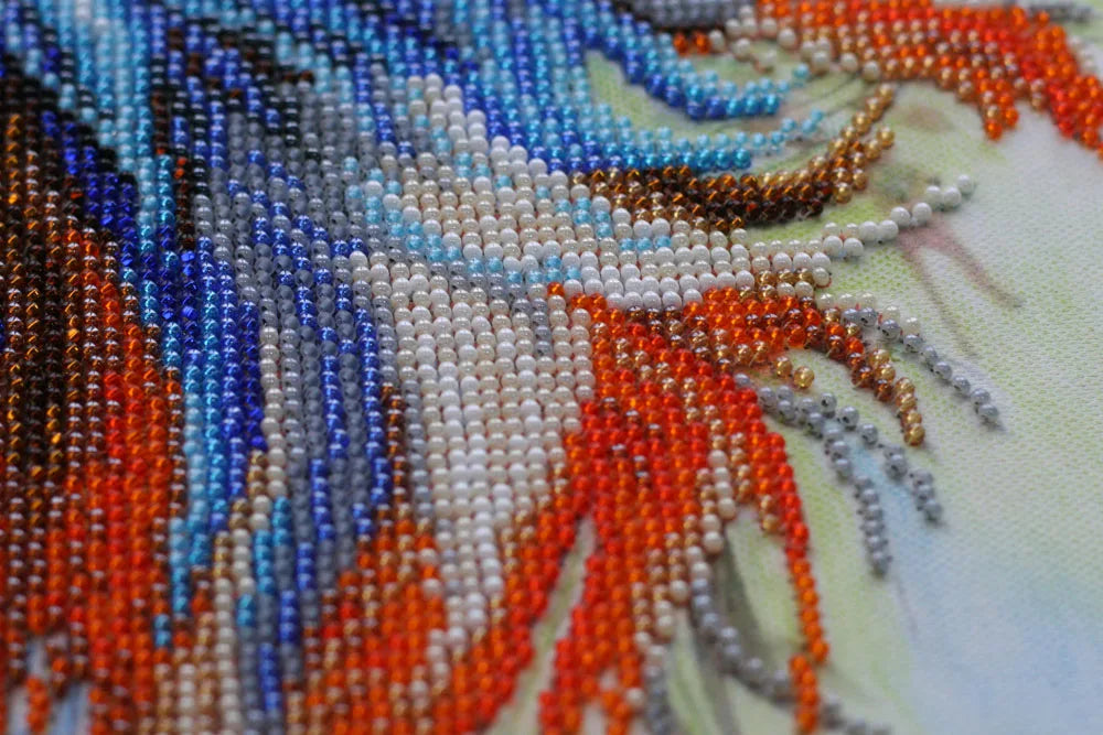 Bead Embroidery Kit Main Bead Embroidery Kit Red fox