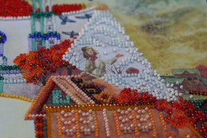 Bead Embroidery Kit Main Bead Embroidery Kit Light holiday of the Cover of the Virgin