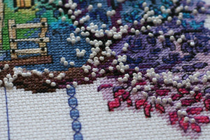 Cross Stitch Kit Cross-stitch kits Cat house