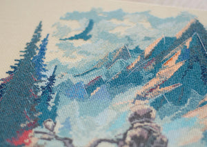 Cross Stitch Kit Cross-stitch kits Journey into the distance