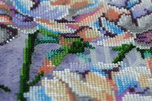 Bead Embroidery Kit Main Bead Embroidery Kit Blooming sorbet