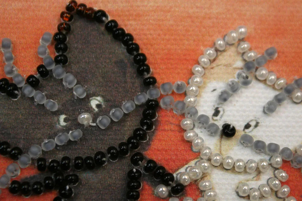 Magnets Bead Embroidery Kit Magnets Bead embroidery kit Fly with cats