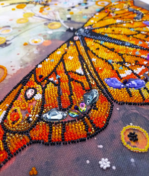 Bead Embroidery Kit Main Bead Embroidery Kit Amber flight