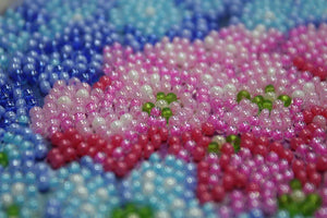 Bead Embroidery Kit Mid-sized bead embroidery kit Gentle hydrangeas