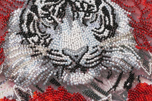Bead Embroidery Kit Main Bead Embroidery Kit Bai-hu (White tiger)