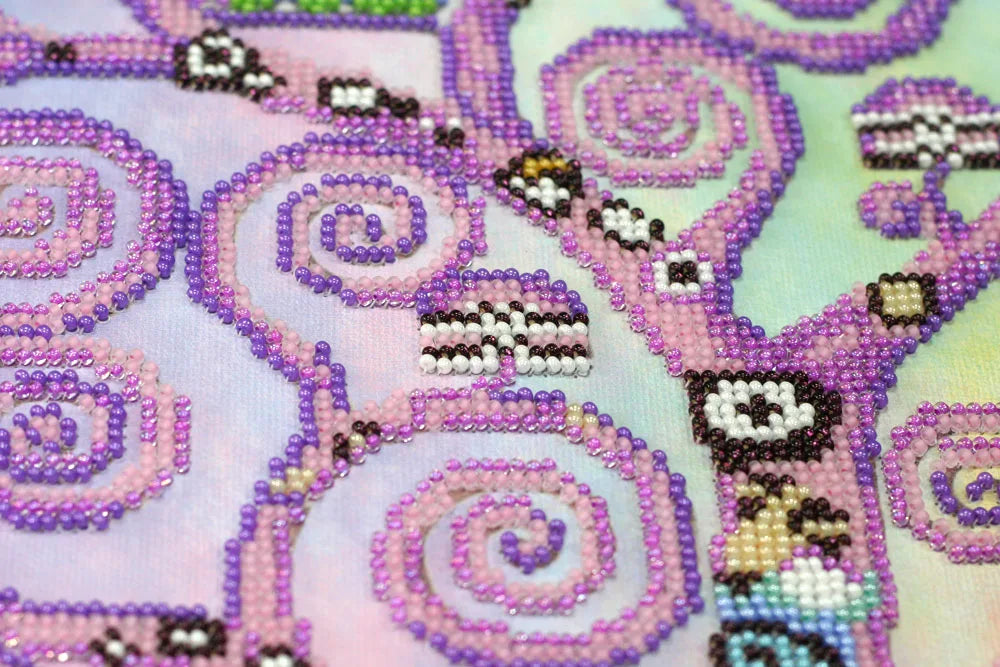 Bead Embroidery Kit Main Bead Embroidery Kit Spring tree of life