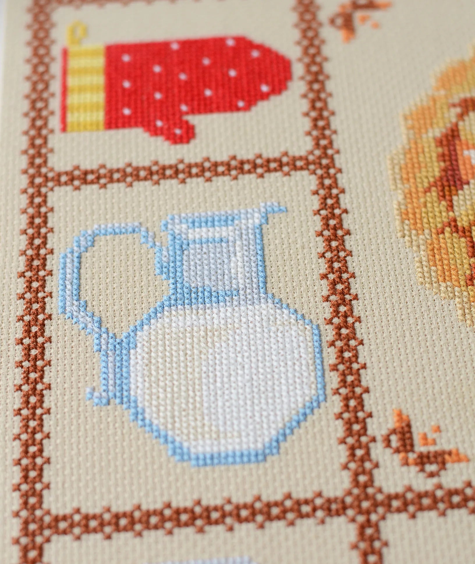 Cross Stitch Kit Cross-stitch kits Apple pie
