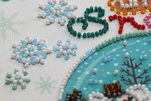Bead Embroidery Kit Mini Bead embroidery kit Snowiness