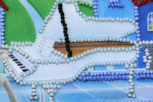 Bead Embroidery Kit Mini Bead embroidery kit Moon melody