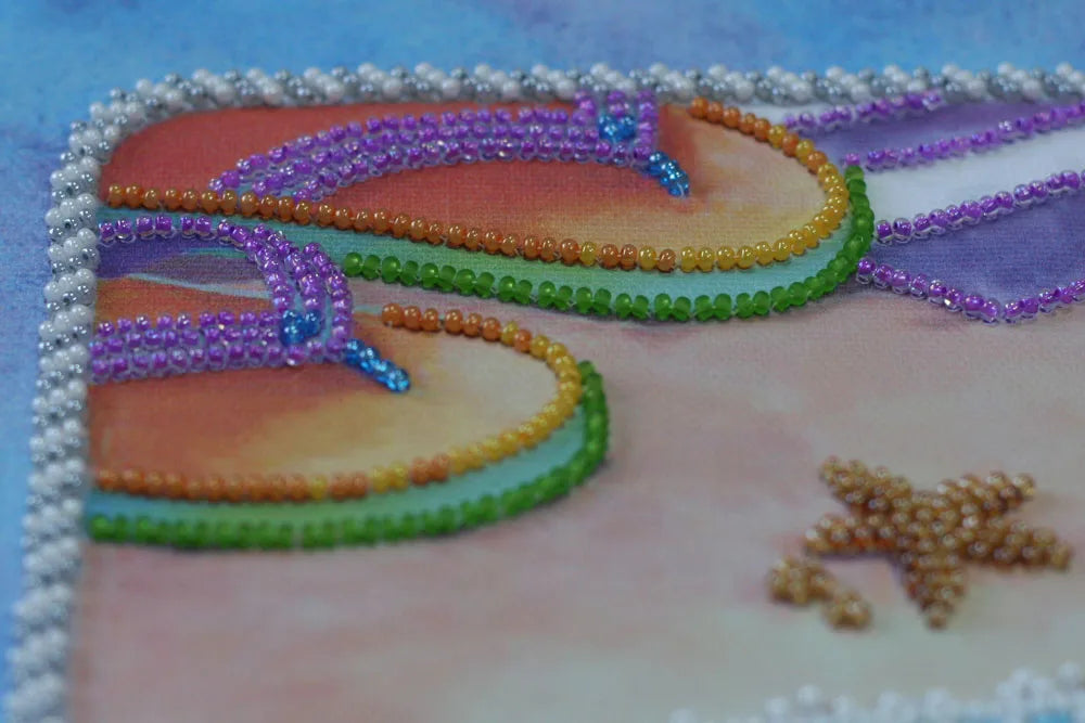Bead Embroidery Kit Main Bead Embroidery Kit Azure coast