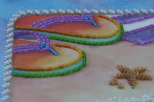 Bead Embroidery Kit Main Bead Embroidery Kit Azure coast