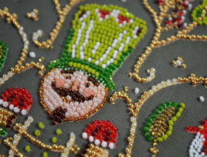 Bead Embroidery Kit Main Bead Embroidery Kit Hero of the Christmas Night