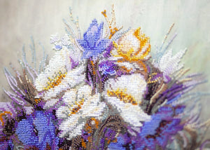 Bead Embroidery Kit Main Bead Embroidery Kit Flower chime