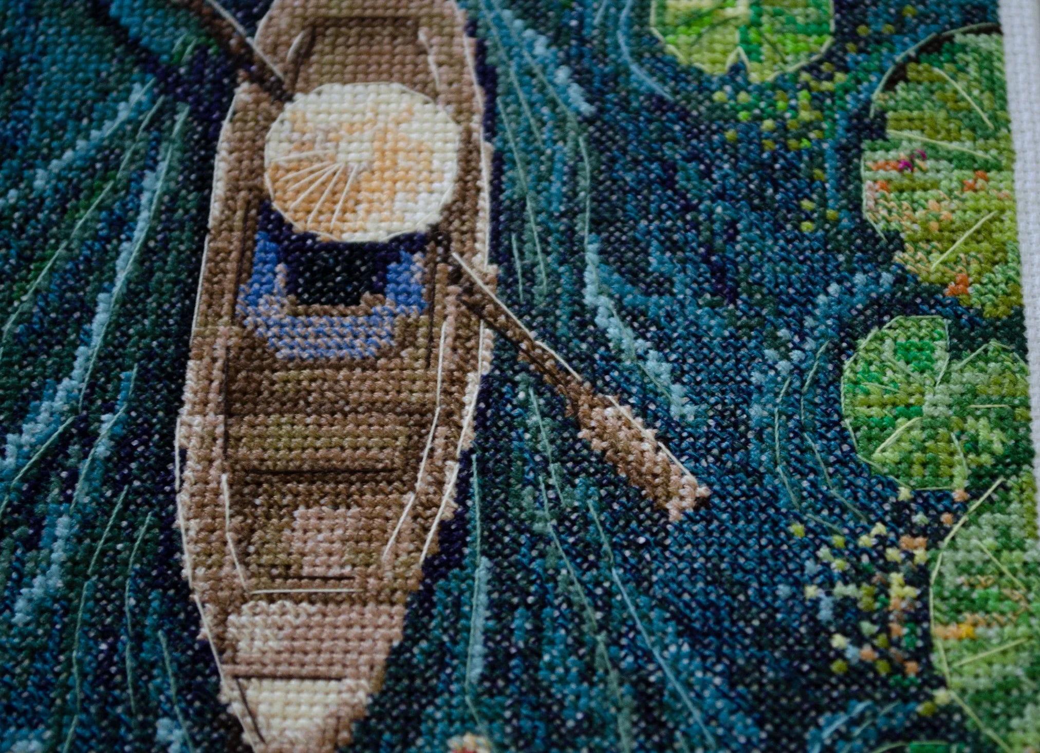 Cross Stitch Kit Cross-stitch kits One in a canoe