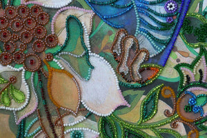 Bead Embroidery Kit Main Bead Embroidery Kit Smart eagle owl