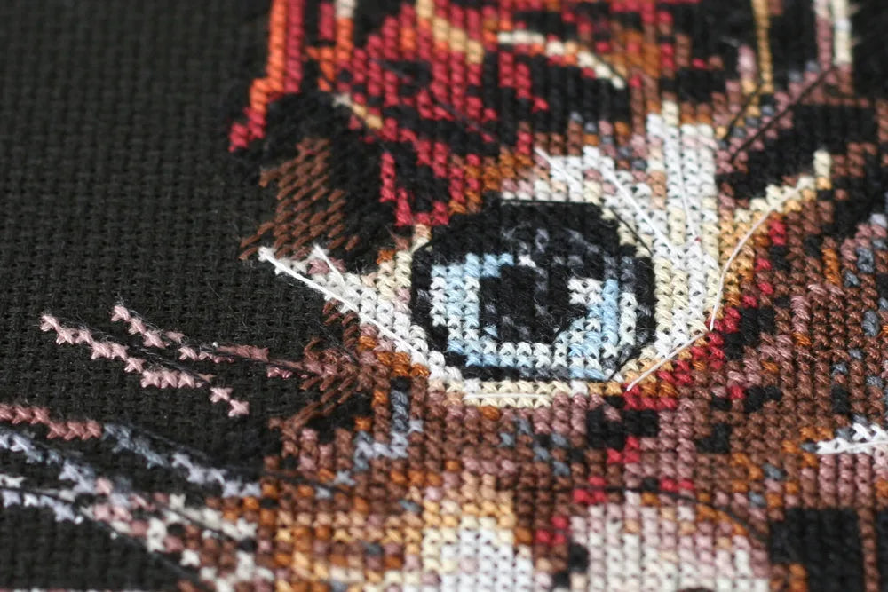 Cross Stitch Kit Cross-stitch kits Fluffy kitten