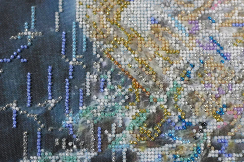 Bead Embroidery Kit Main Bead Embroidery Kit Fidelity lights