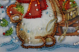 Postcards Bead Embroidery Kit Postcard Bead embroidery kit Happy New Year – 9