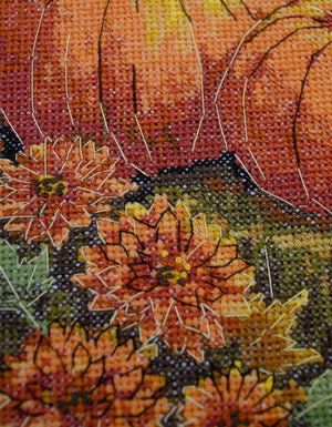 Cross Stitch Kit Cross-stitch kits Autumn garden palette