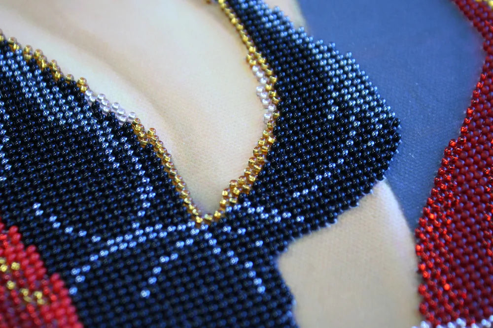 Bead Embroidery Kit Main Bead Embroidery Kit Chess queen