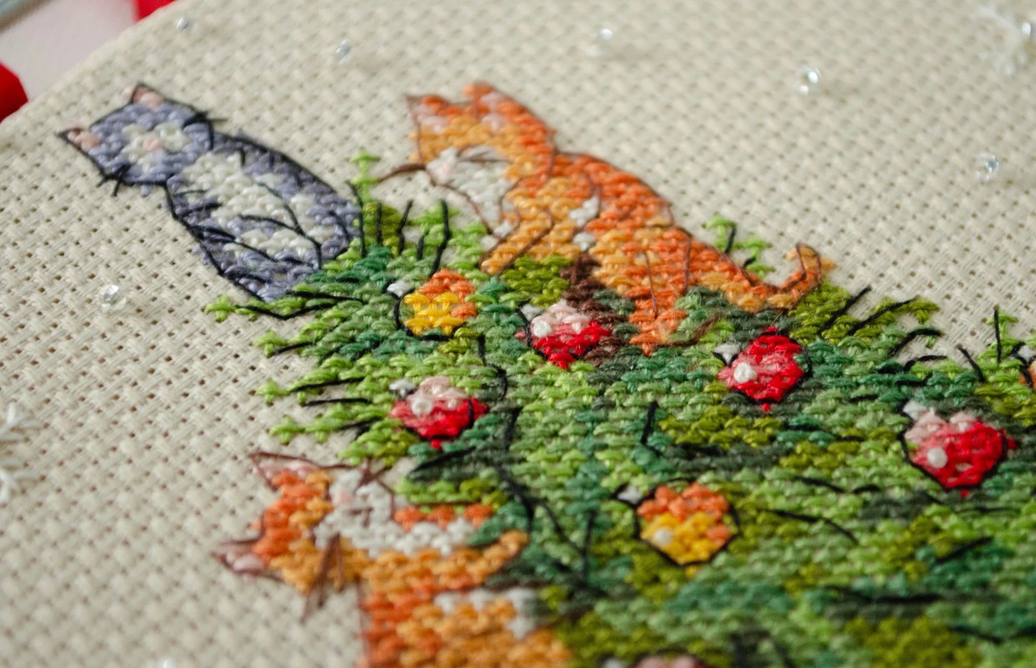 Cross Stitch Kit Cross-stitch kits The naughty cats