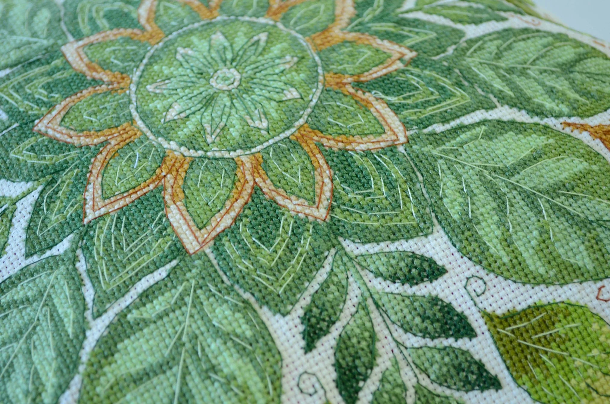 Cross Stitch Kit For Cushion Cross-stitch kits Dance of the leaves