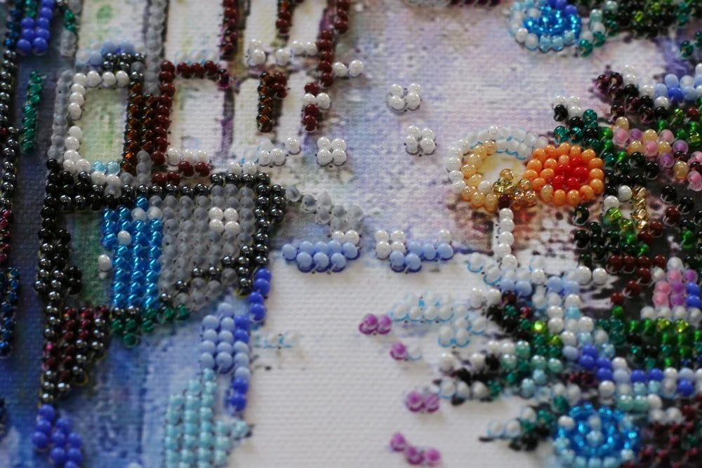 Bead Embroidery Kit Main Bead Embroidery Kit Holliday under the windows