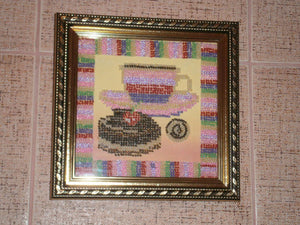 Bead Embroidery Kit Main Bead Embroidery Kit Chocolate
