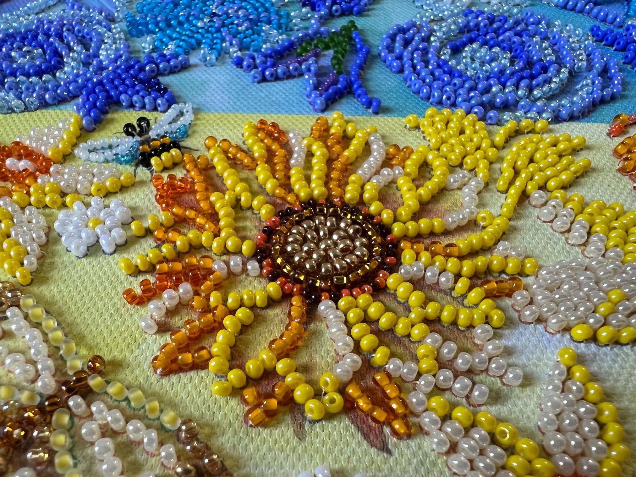 Bead Embroidery Kit Main Bead Embroidery Kit The flag