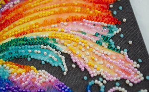 Bead Embroidery Kit Mini Bead embroidery kit Variegated