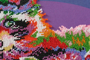 Bead Embroidery Kit Main Bead Embroidery Kit Raccoons