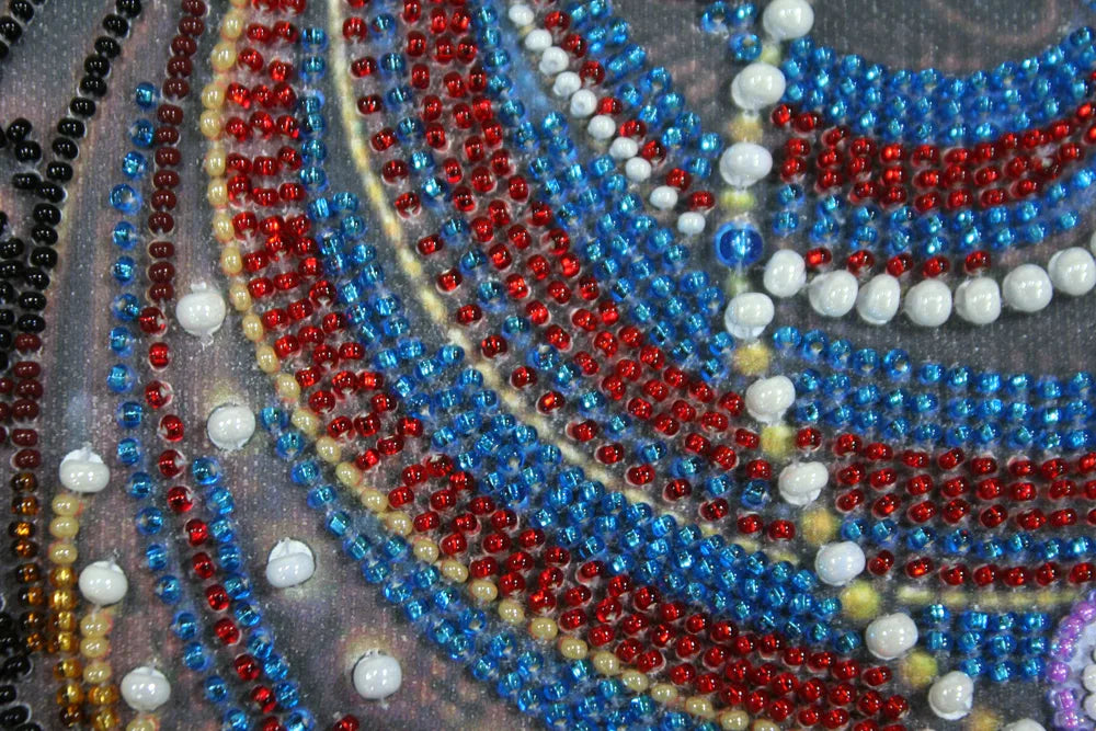 Bead Embroidery Kit Main Bead Embroidery Kit Colors of Africa