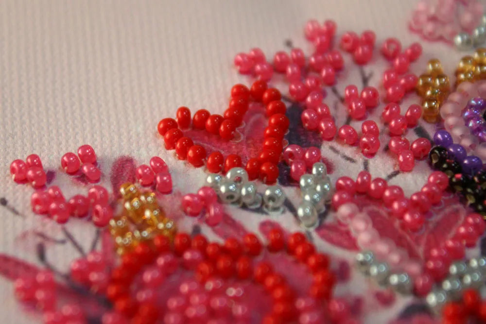 Pennant Bead Embroidery Kit Pennant-kit Bead Embroidery Nice small bunch