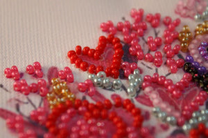 Pennant Bead Embroidery Kit Pennant-kit Bead Embroidery Nice small bunch