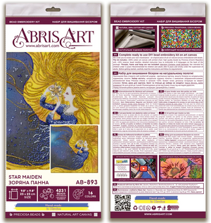 Bead Embroidery Kit Main Bead Embroidery Kit Star maiden