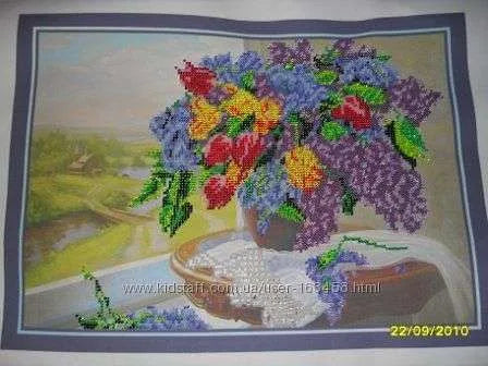Bead Embroidery Kit Main Bead Embroidery Kit Nostalgia
