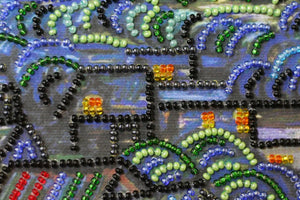Bead Embroidery Kit Main Bead Embroidery Kit Starlight night