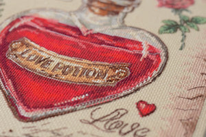 Cross Stitch Kit Cross-stitch kits Recipe for love