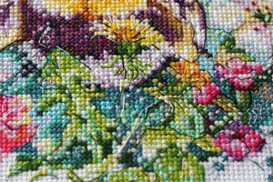 Cross Stitch Kit Cross-stitch kits Caramel spider web
