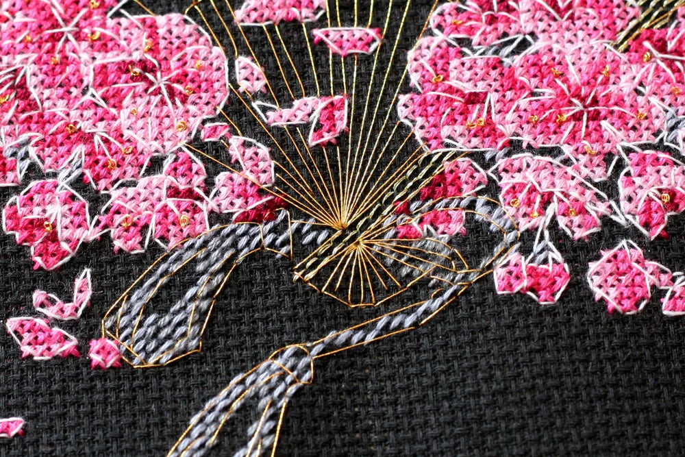 Cross Stitch Kit Cross-stitch kits Fan