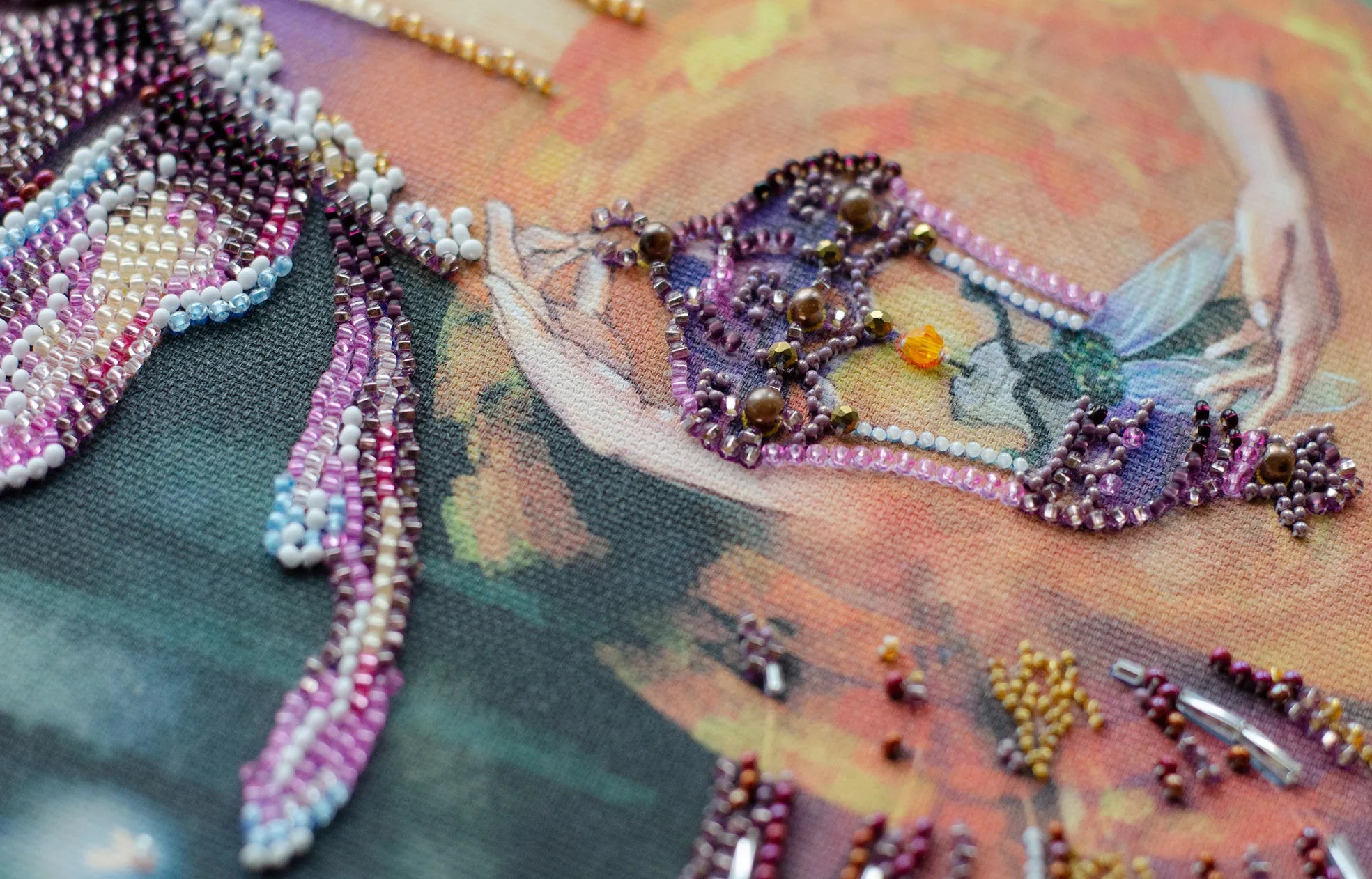Bead Embroidery Kit Main Bead Embroidery Kit Summer night